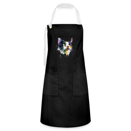 Cat: Painted Purr Expression - Artisan Apron