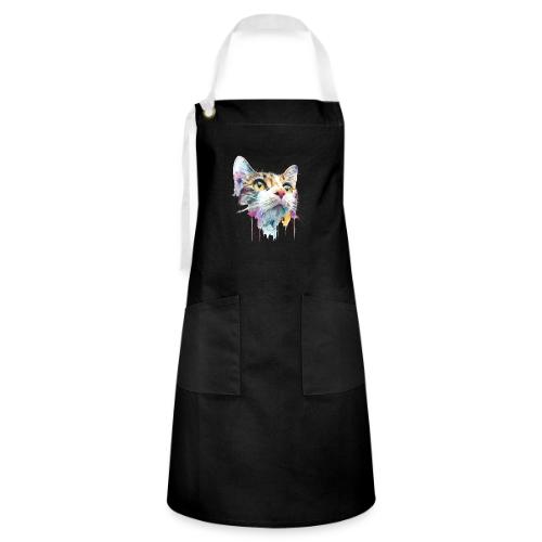 Chromatic Cat Splash - Artisan Apron