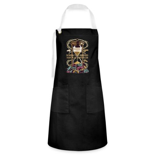 Screen Time Referee T Shirt, Fair Play Enforcer - Artisan Apron