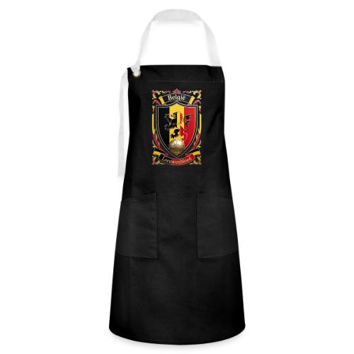 Belgium Lion Crest T-Shirt, Belgian Flag Gift - Artisan Apron