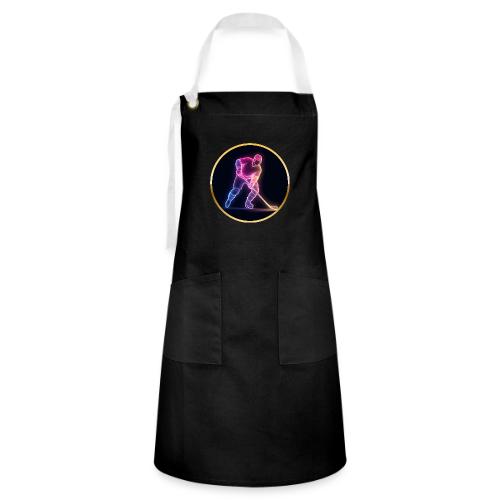 Hockey: Neon Ice Rush - Artisan Apron