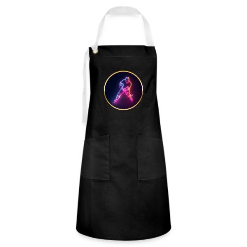 Hockey: Neon Ice Strike - Artisan Apron