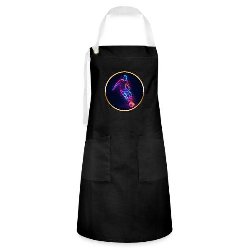 Soccer: Neon Golden Goal - Artisan Apron