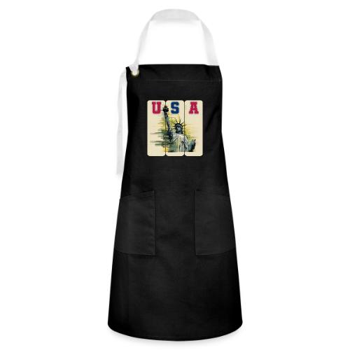 Art illustration of the Statue of Liberty - Artisan Apron