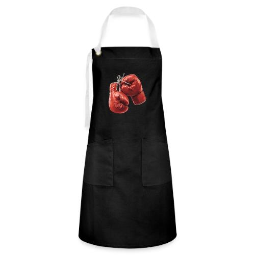 Boxing: Hanging Gloves Icon - Artisan Apron