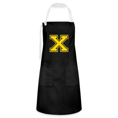 Letter X – Capital Athletic Alphabet Monogram - Artisan Apron