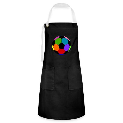 Multi-colored soccer ball - Artisan Apron