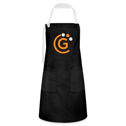 G Logo, White - Artisan Apron