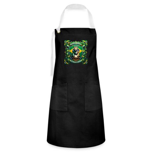 Brazil Jaguar Glory T-Shirt, Flag Pride Badge Gift - Artisan Apron