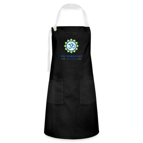 Om Sunshine Yoga transparent back original file - Artisan Apron