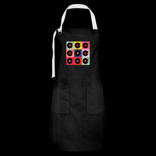 Records in the Fashion of Warhol - Artisan Apron