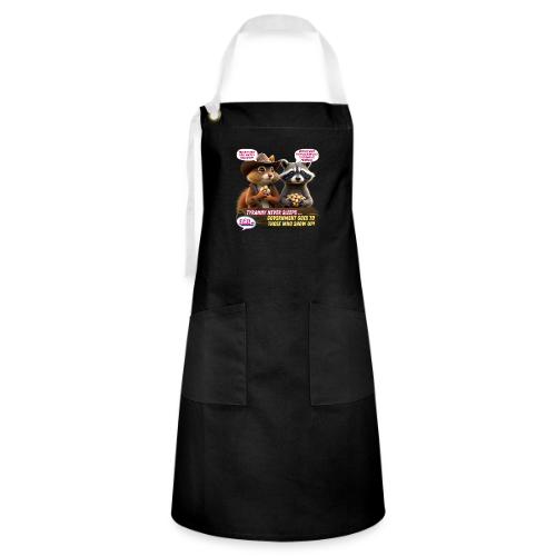 Freedom Squirrel and Raccoon - Artisan Apron