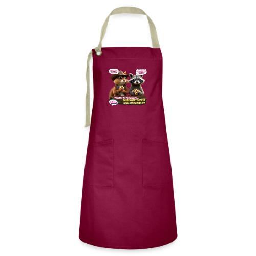 Freedom Squirrel and Raccoon - Artisan Apron
