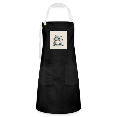 Creative Cat Digital Artist Illustration - Artisan Apron
