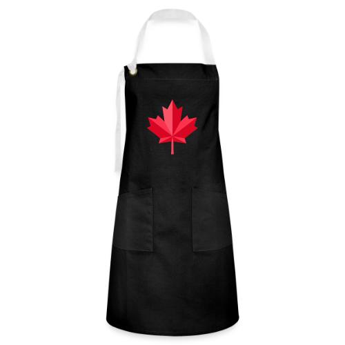 Canadian red maple leaf - Artisan Apron