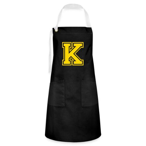 Letter k – Capital Athletic Alphabet Monogram - Artisan Apron