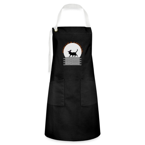 Witch's Cat In A Witch's Hat - Artisan Apron