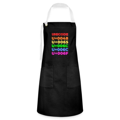 Hello, in unicode - Artisan Apron