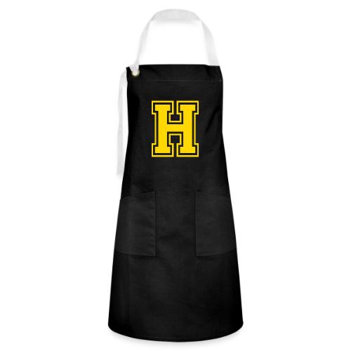 Letter H – Capital Athletic Alphabet Monogram - Artisan Apron