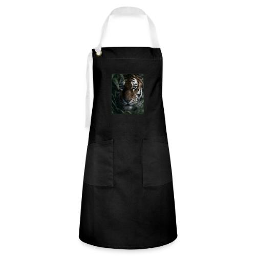 Tiger Jungle Eyes Wildlife Design - Artisan Apron