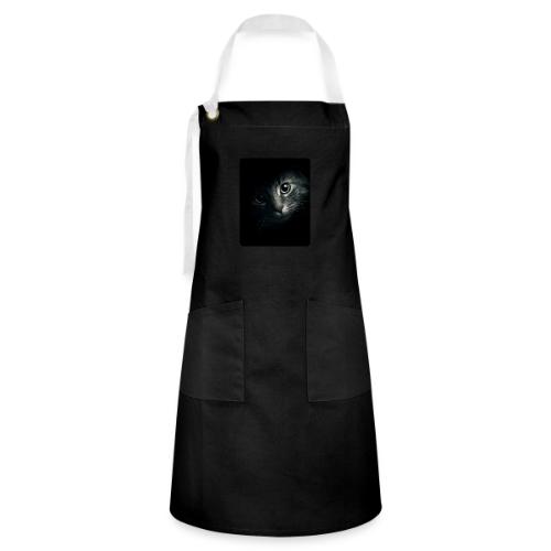 Cat Face in Shadow Close-Up Design - Artisan Apron