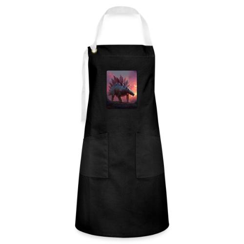 Stegosaurus Sunset Forest Design - Artisan Apron