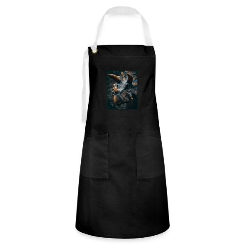 Triceratops Detailed Portrait Design - Artisan Apron