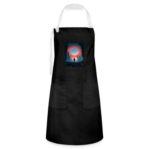 Cosmic Portal Future City Design - Artisan Apron