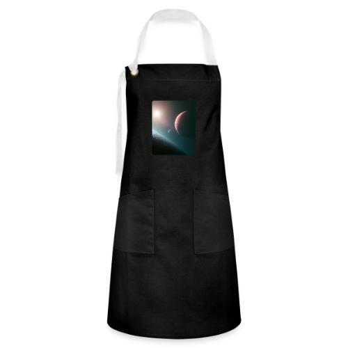 Deep Space Planet Horizon Art - Artisan Apron