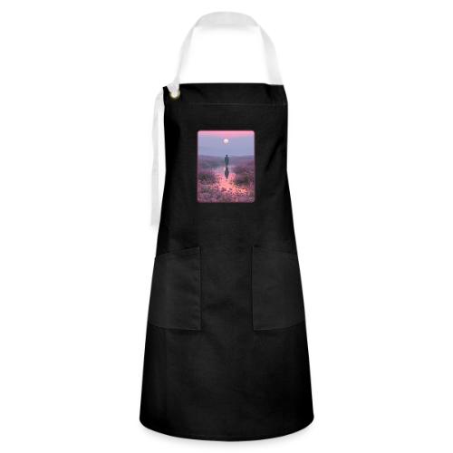 Ethereal Sunset Flower Field Art - Artisan Apron