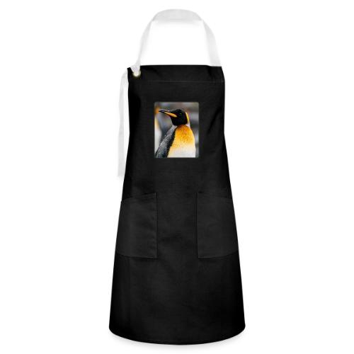King Penguin Portrait Design - Artisan Apron