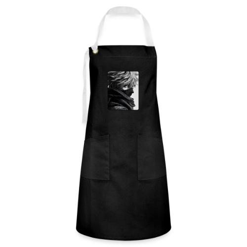 Battle-Worn Ninja Portrait - Artisan Apron