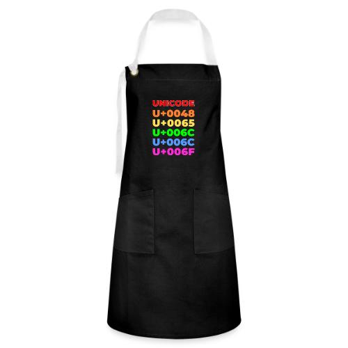Hello, in unicode - Artisan Apron