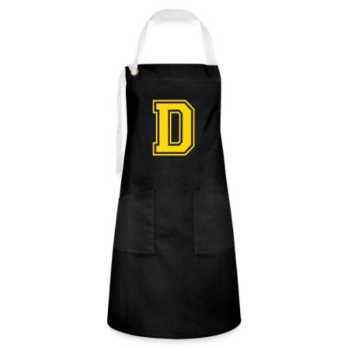 Letter D – Capital Athletic Alphabet Monogram - Artisan Apron