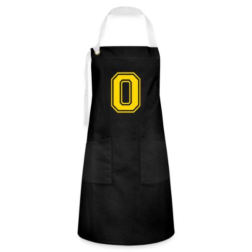 Letter O – Capital Athletic Alphabet Monogram - Artisan Apron