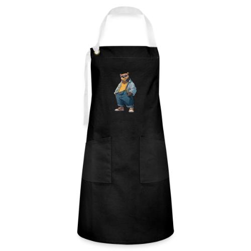 Fashion Streetwear Bear Cartoon Art - Artisan Apron