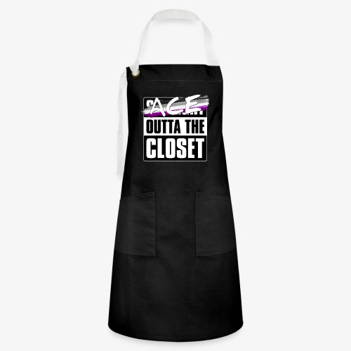 Ace Outta the Closet - Asexual Pride - Artisan Apron