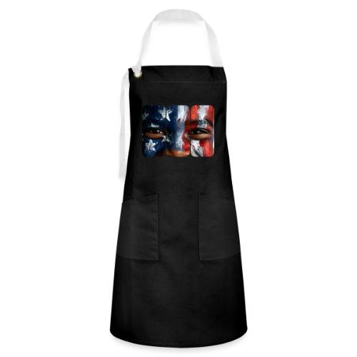USA: Three Panels of Pride - Artisan Apron