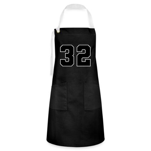 Varsity Number 32 Athletic Design - Artisan Apron