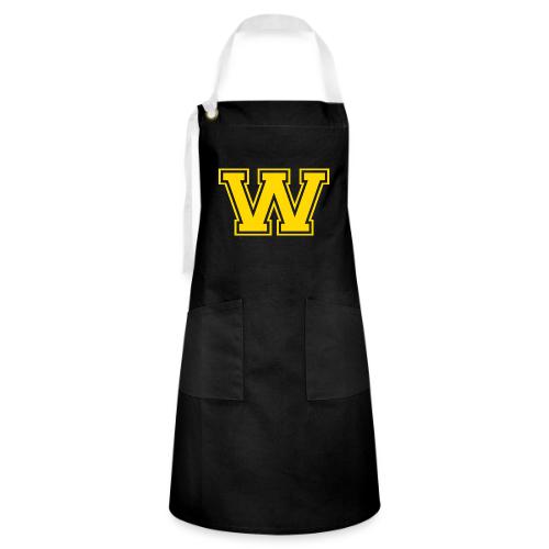 Letter W – Capital Athletic Alphabet Monogram - Artisan Apron