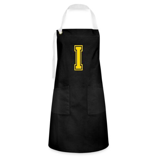 Letter I – Capital Athletic Alphabet Monogram - Artisan Apron