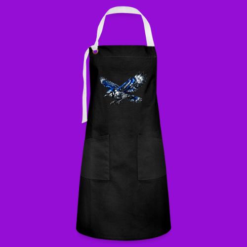 Silver Blue Jay Dive - Artisan Apron