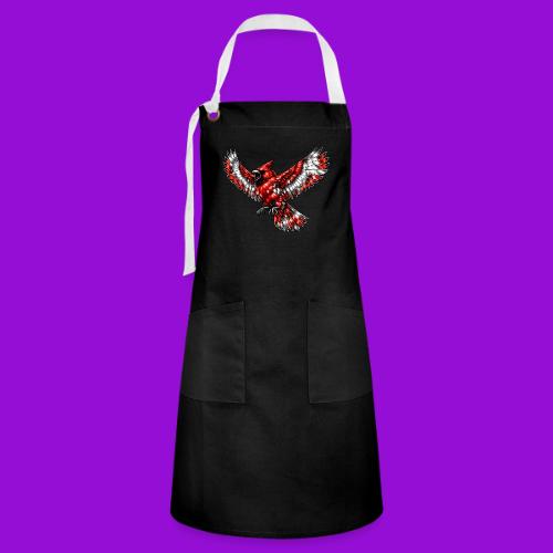 Cardinal in Flight - Artisan Apron