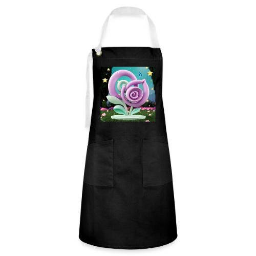 Lila Bloom | Double Floral Eco-Inspired Art - Artisan Apron