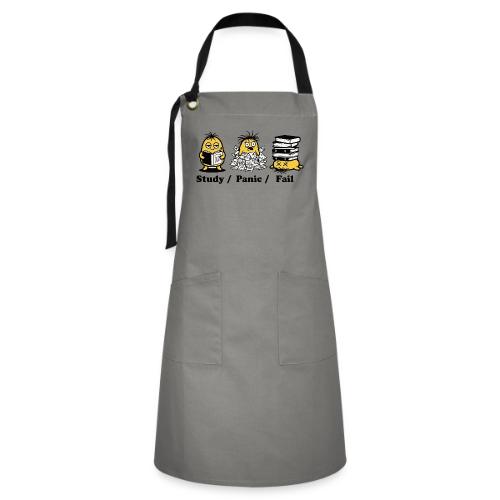Funny Student Study Panic Fail Back To School - Artisan Apron