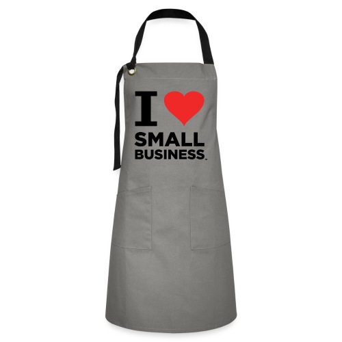 I Heart Small Business (Black & Red) - Artisan Apron