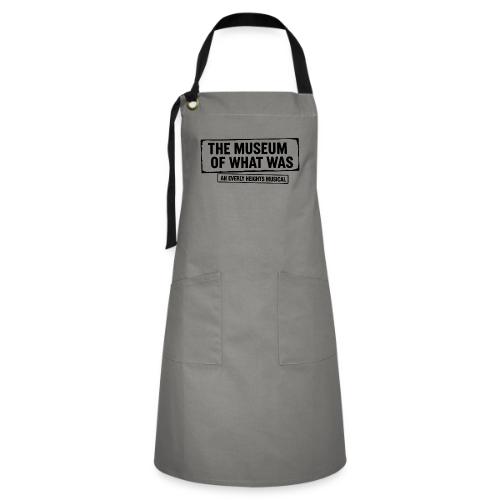 Museum of What Was Logo (Black) - Artisan Apron