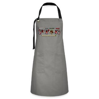 Red Camo - Artisan Apron - gray/black - Front