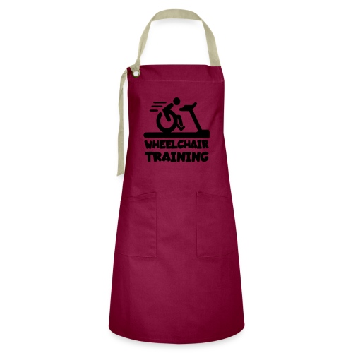 Wheelchair training for lazy wheelchair users - Artisan Apron