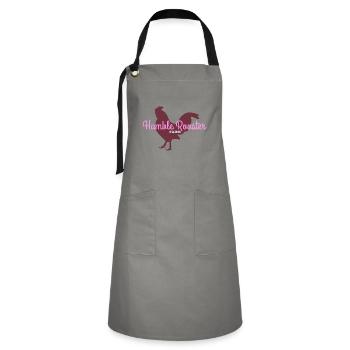 Girly Pink - Artisan Apron - gray/black - Front